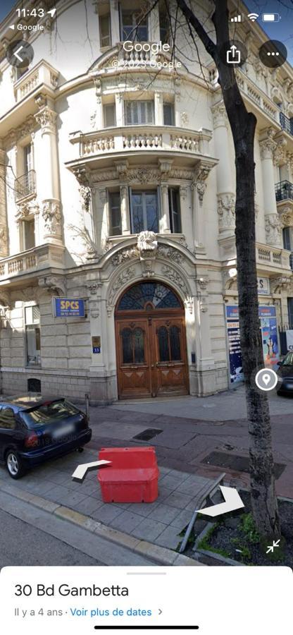 Appartement T2 Coconing, Wifi, Internet, Clim, 300M Plage Nizza Exterior foto